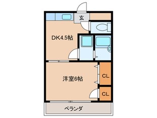 コア千代鶴の物件間取画像